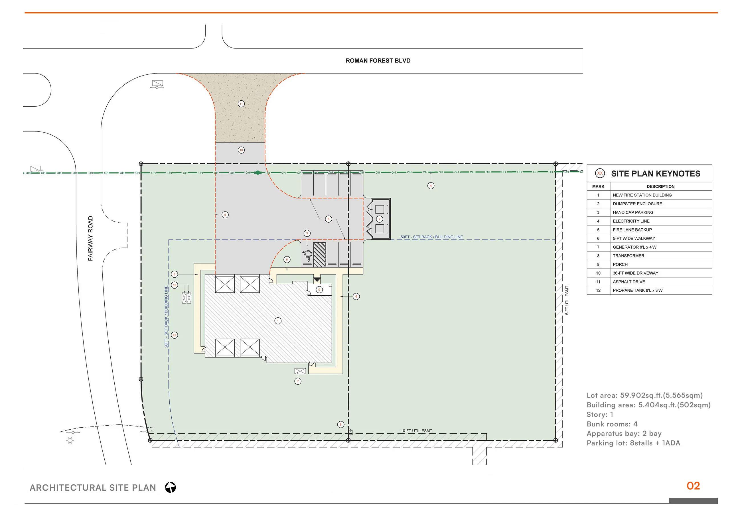 New caney fire station - View 2