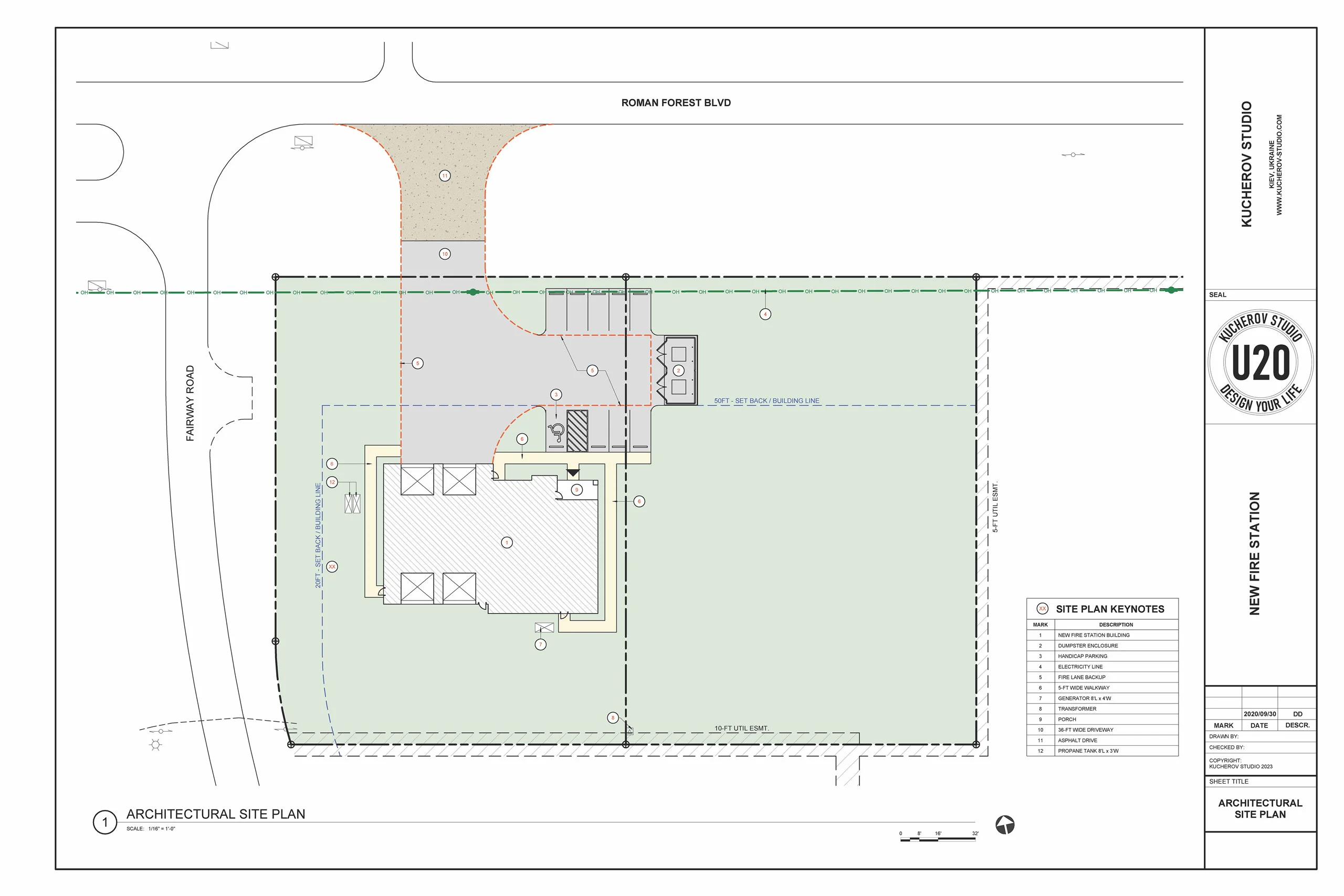 Architectural site plan - View 4