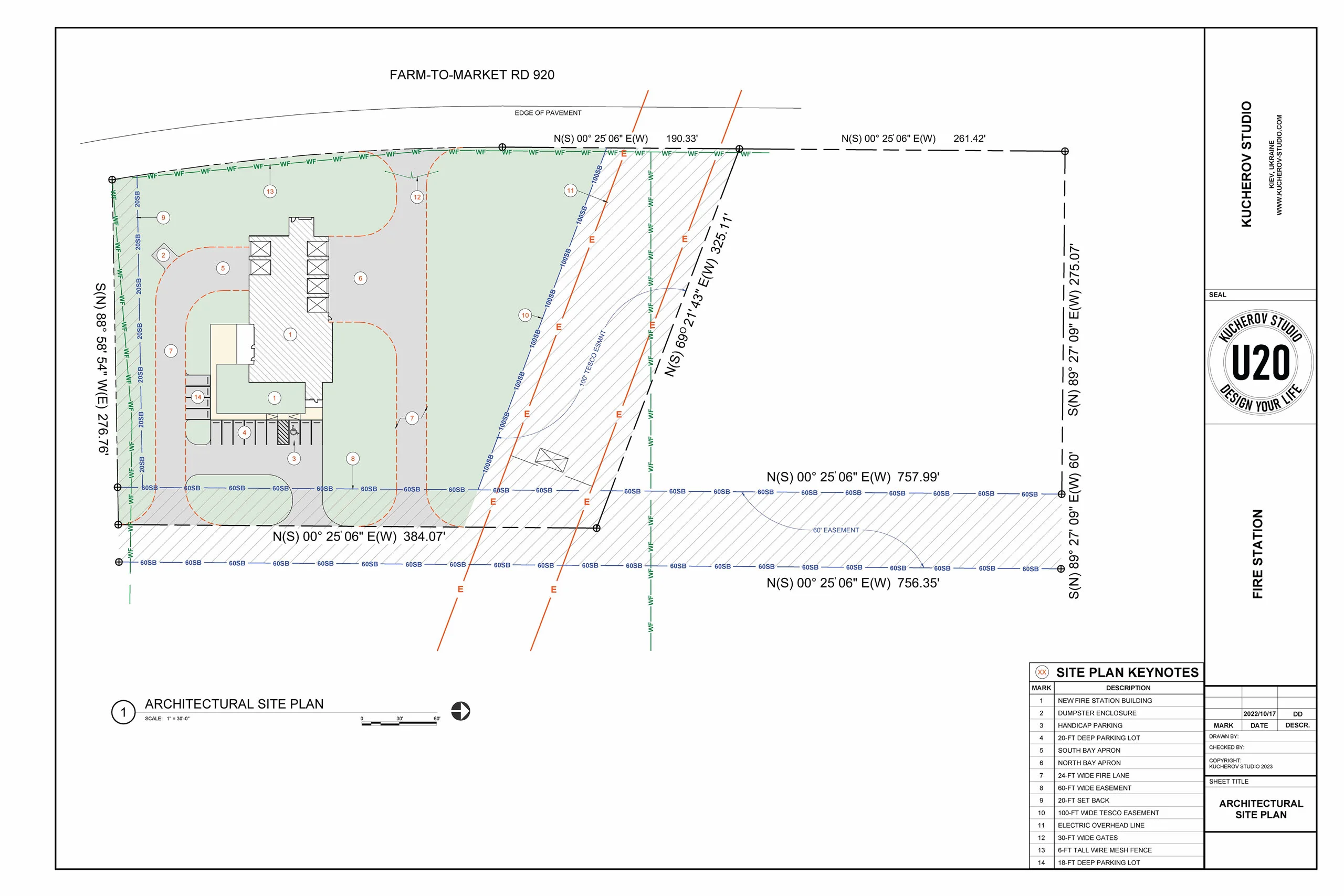 Architectural site plan - View 11
