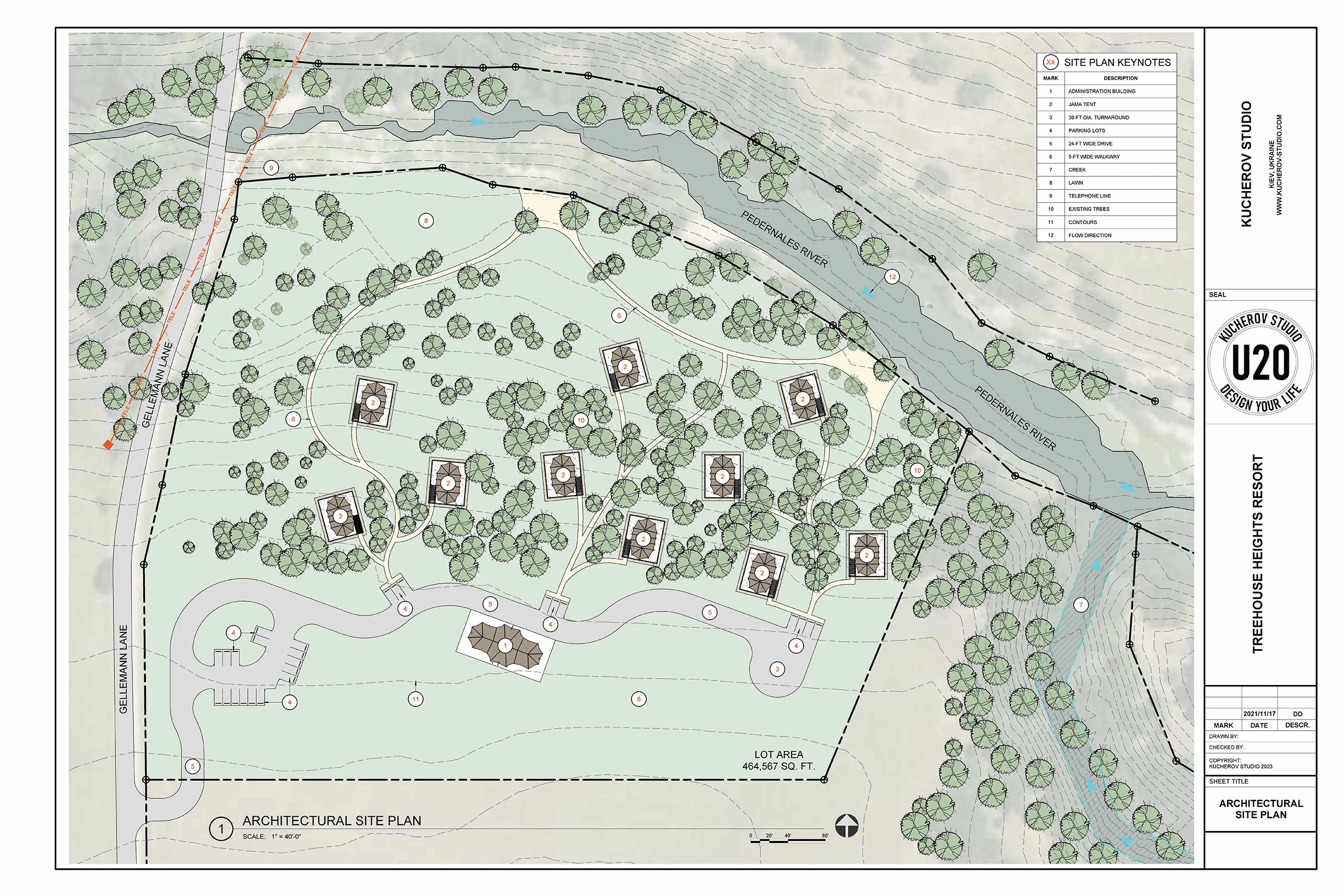 Tree house height park