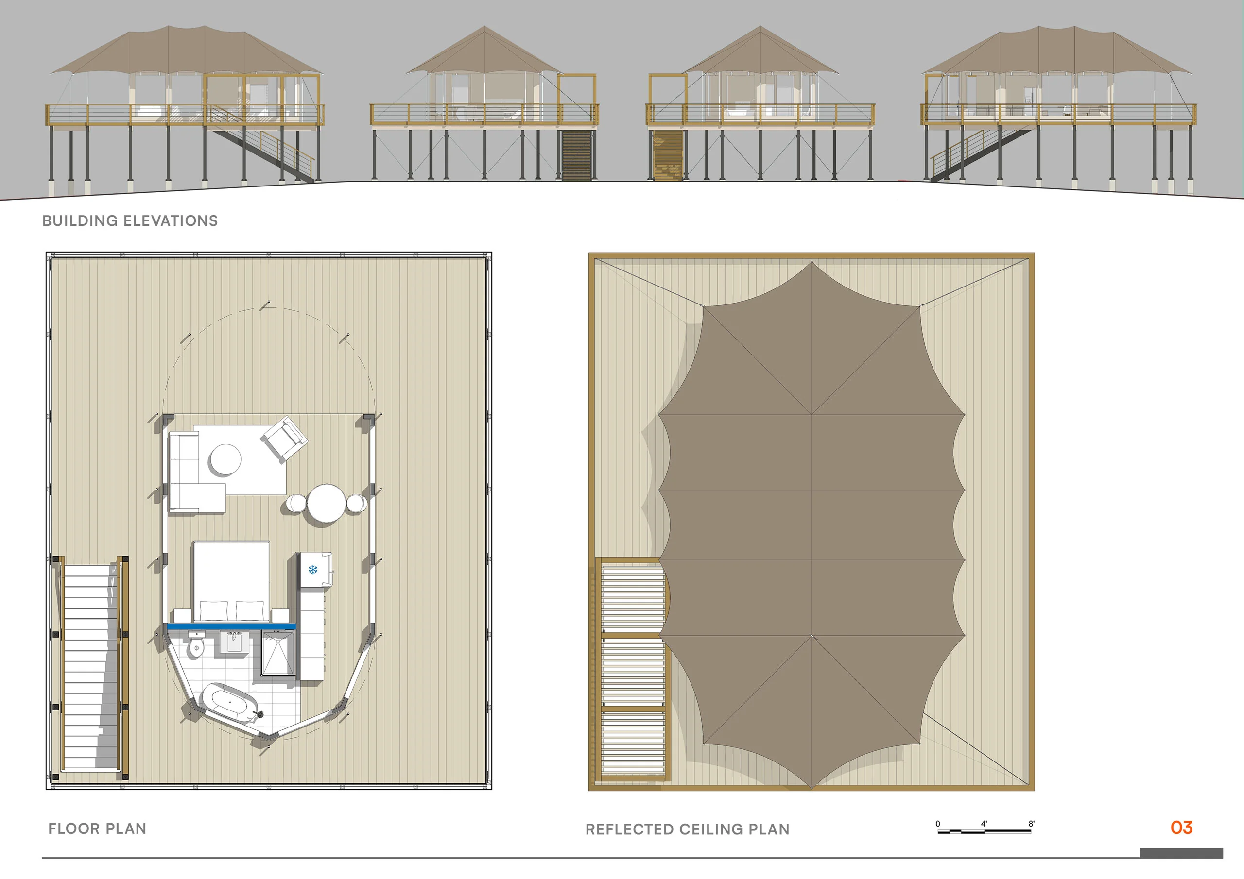 Tree house height park - View 2