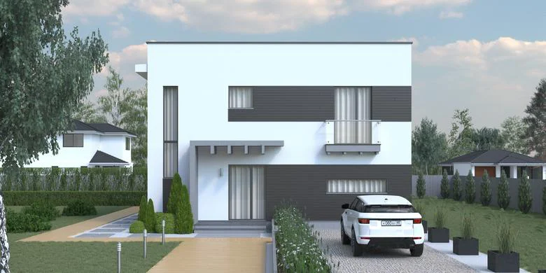 Exterior 3D visualization - View 3