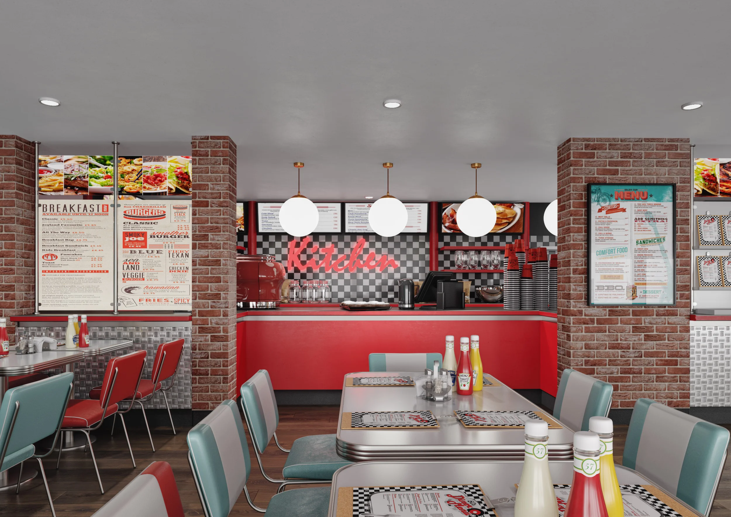 "American Diner" cafe, Germany - View 2